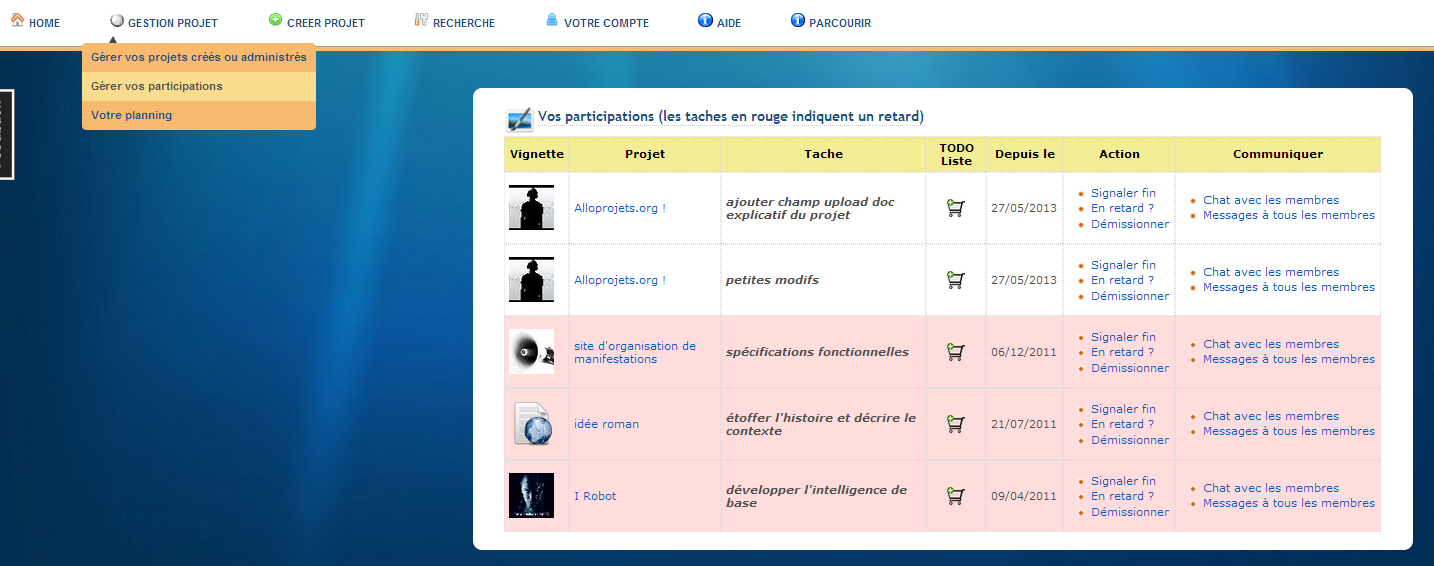 aide projet